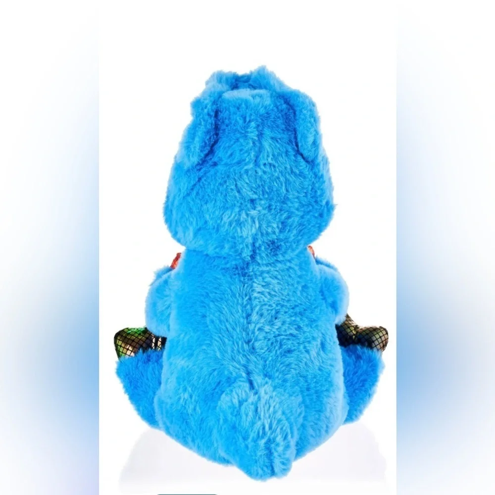 Blue Dinosaur Stuffed Animal with Heart